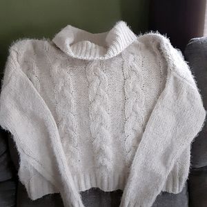 Cropped sweater.